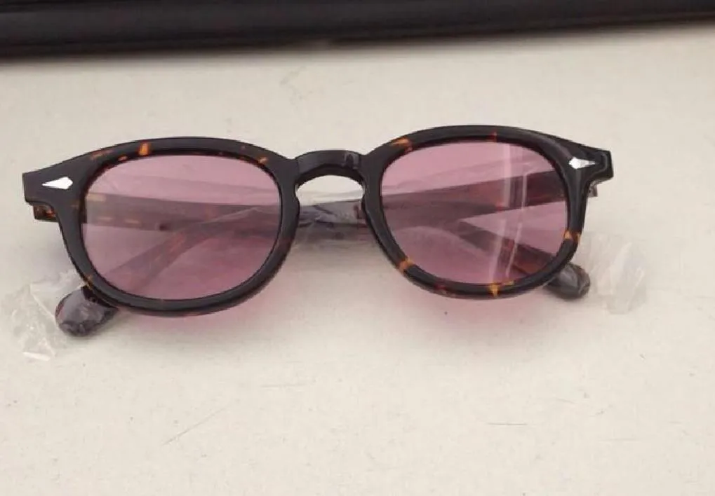Cała konstrukcja s m l rama soczewka okularów przeciwsłonecznych lemtosh Johnny Depp okulary najwyższej jakości okulary strzałki 1915 z case271m