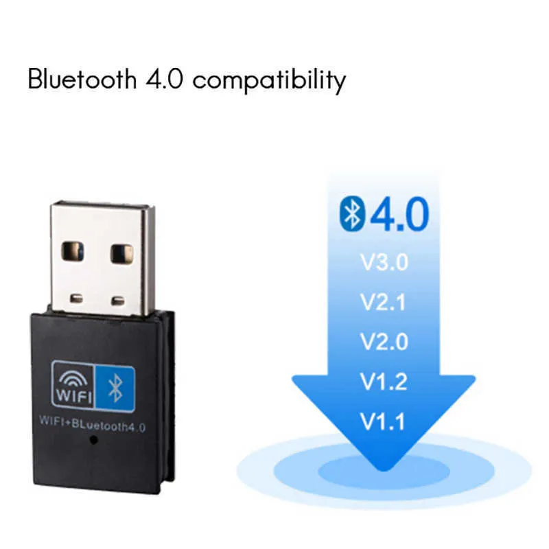 CIN-FAST USB Wireless Network Card Bluetooth 4.0 2-in-1 Adaptador / 150M Receptor WiFi USB Bluetooth Cartão de Rede Sem Fio