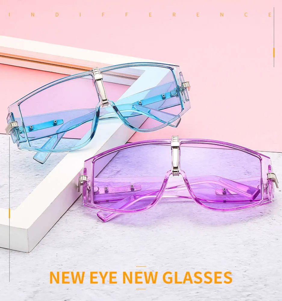 2021 nouvelle mode Cool Unique embuscade Style bouclier lunettes De soleil femmes populaire feu Dign lunettes De soleil UV400 Oculos De Sol5659684
