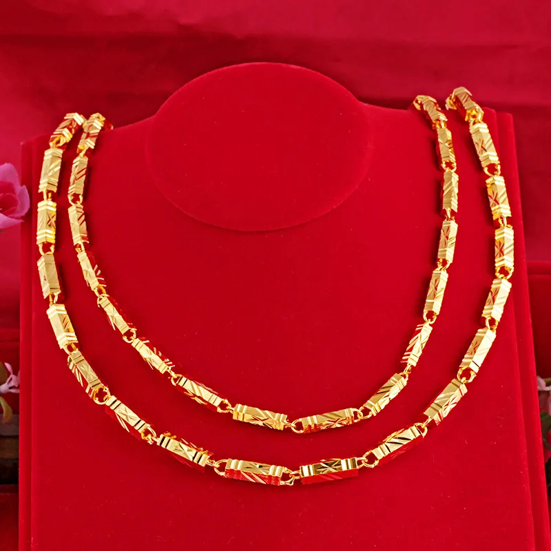 Forever Not Fade 24k fyllda smycken för män kvinnor Pulseira feminina bizuteria joyas bröllop fina guld armband8222466