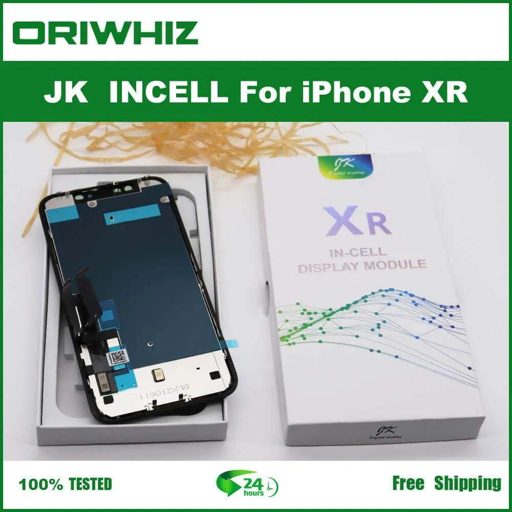 iPhoneのJKインセル画面x xr xs max 11 12 12 pro lcdディスプレイタッチスクリーンデジタイザーアセンブリなしデッドピクセル交換部品7341723