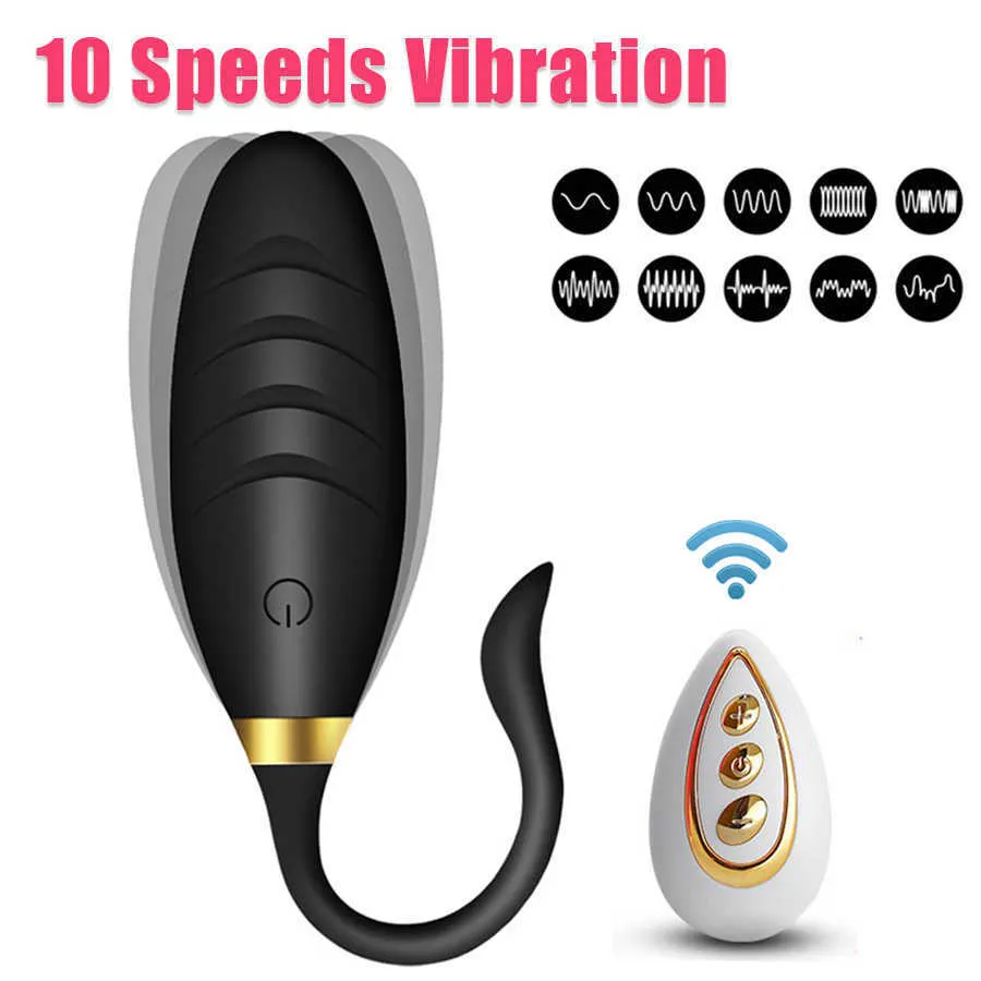 Bullet Vibrator Wireless Remote Control Vibrating Love Egg Jump Egg Vagina Ball Anal Plug G Spot Massager Sex Toys for Women P0816