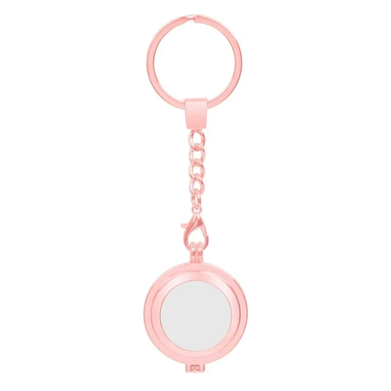 Keychains Whole Keychain Air Tag Case Metal Protective Shell For Locator Tracker Protector Cover Chain Airtag Holder An253J