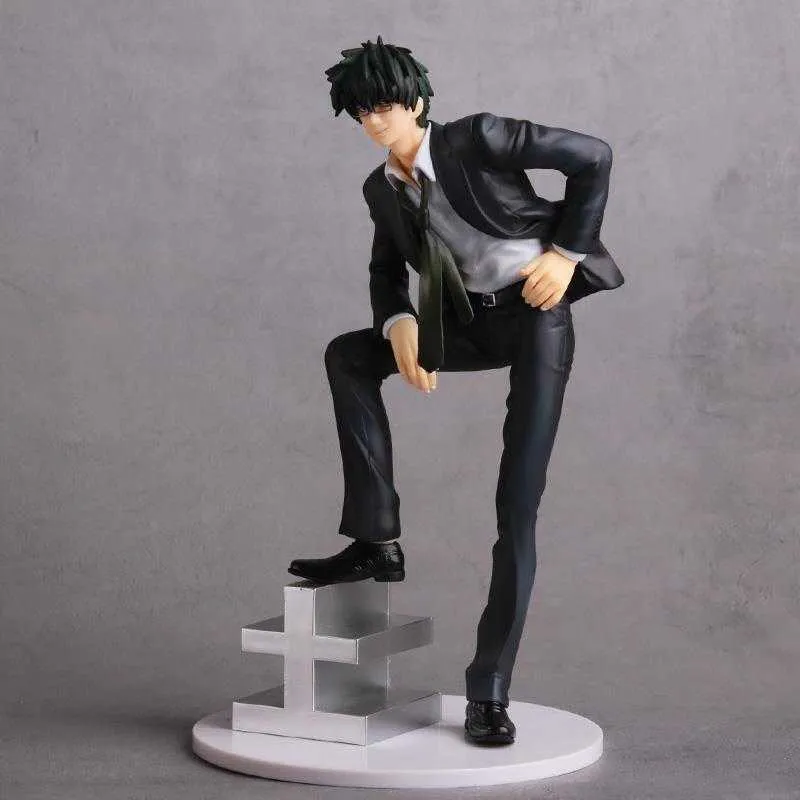 Japón Anime Gintama Hijikata Toushirou Traje y gafas ver Figura PVC Figurina de 205 cm Estatua del modelo de juguete Nuevo con caja Q07229789573