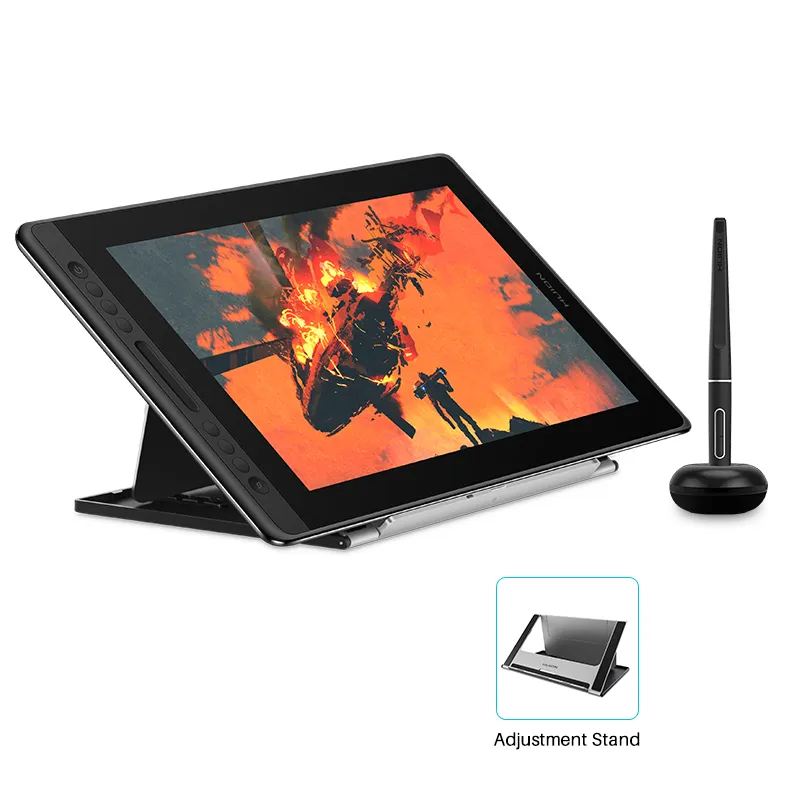 Huion Kamvas Pro 16 15,6 polegadas 266pps gráfico desenho tablet Digital Monitor 8192 Níveis de pressão com chaves de atalho