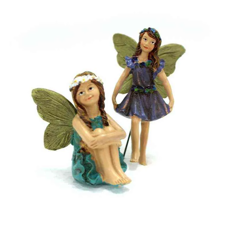 Giardino delle fate - 6 pezzi Figurine di fate in miniatura Accessori forniture esterni o decorazioni la casa 211101