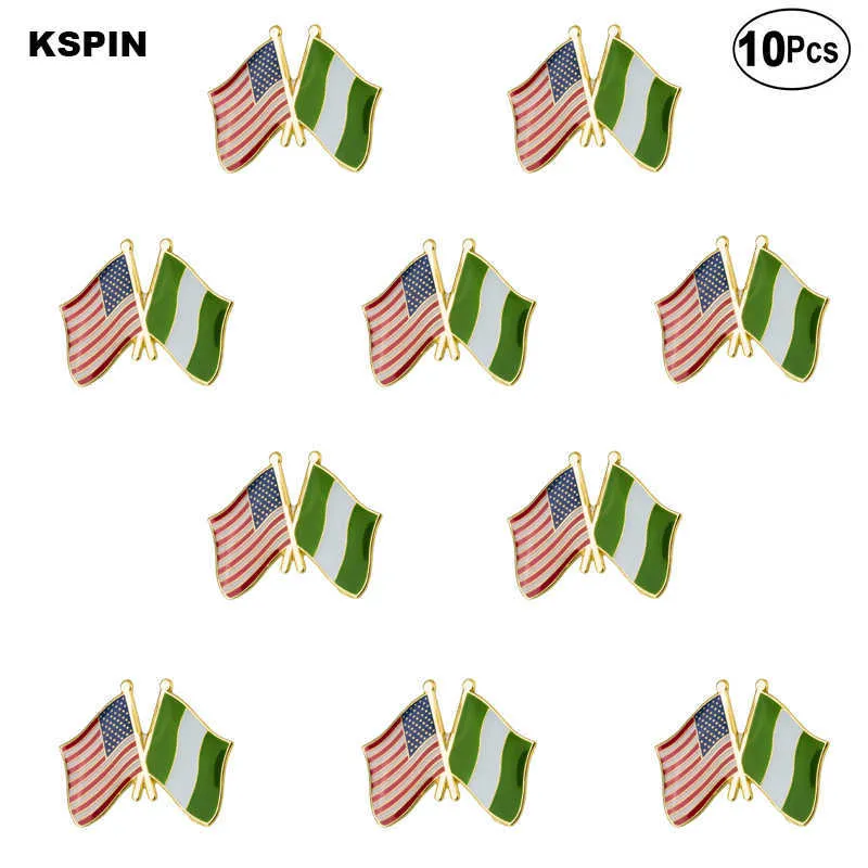 USA Russia Amicizia Spille Spilla Bandiera distintivo Spilla Spille Distintivi XY028942923405