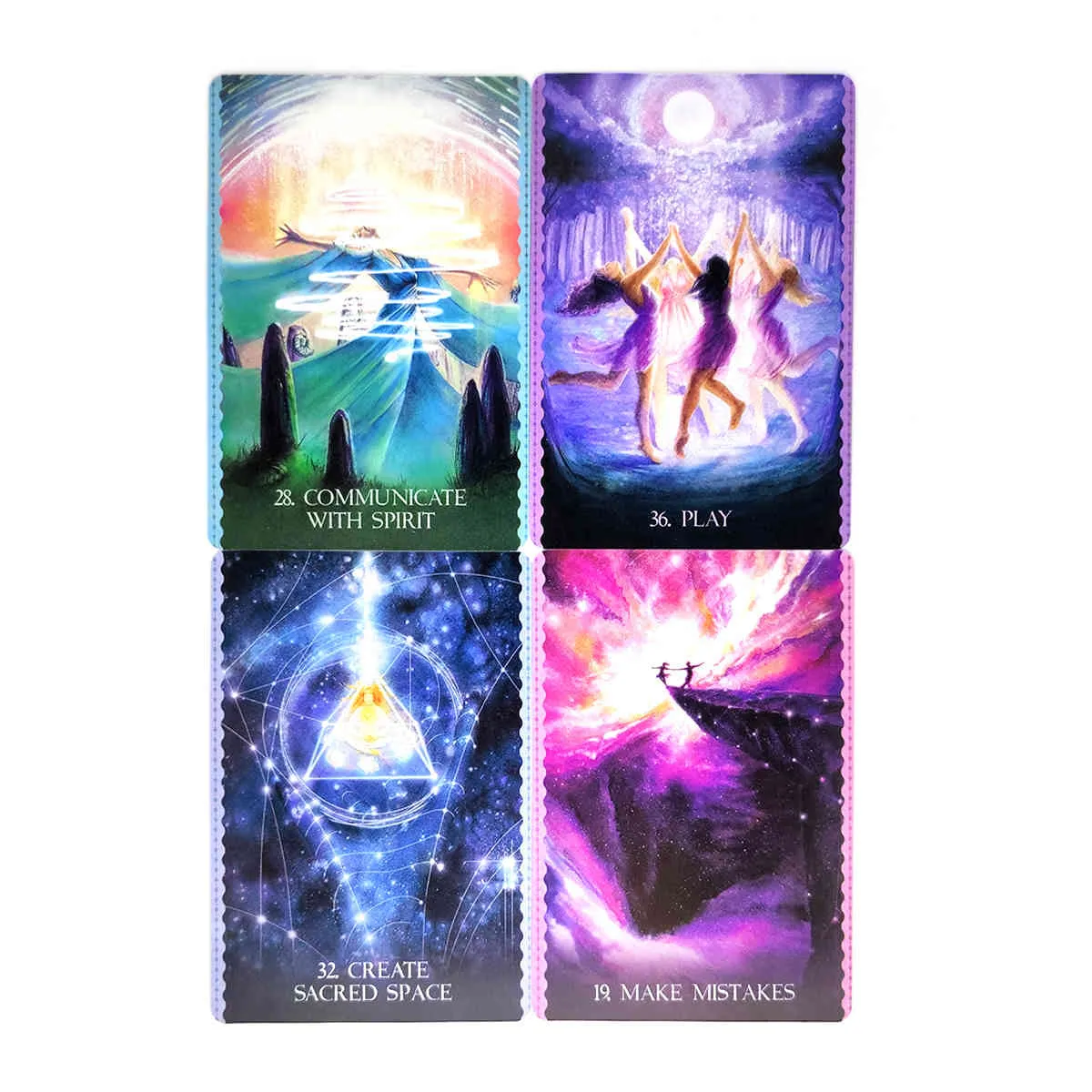 Nouvelles cartes de Tarot danseur cosmique carte Oracle et guidage PDF pont de Divination fêtes de divertissement jeu de société 44 pièces/boîte