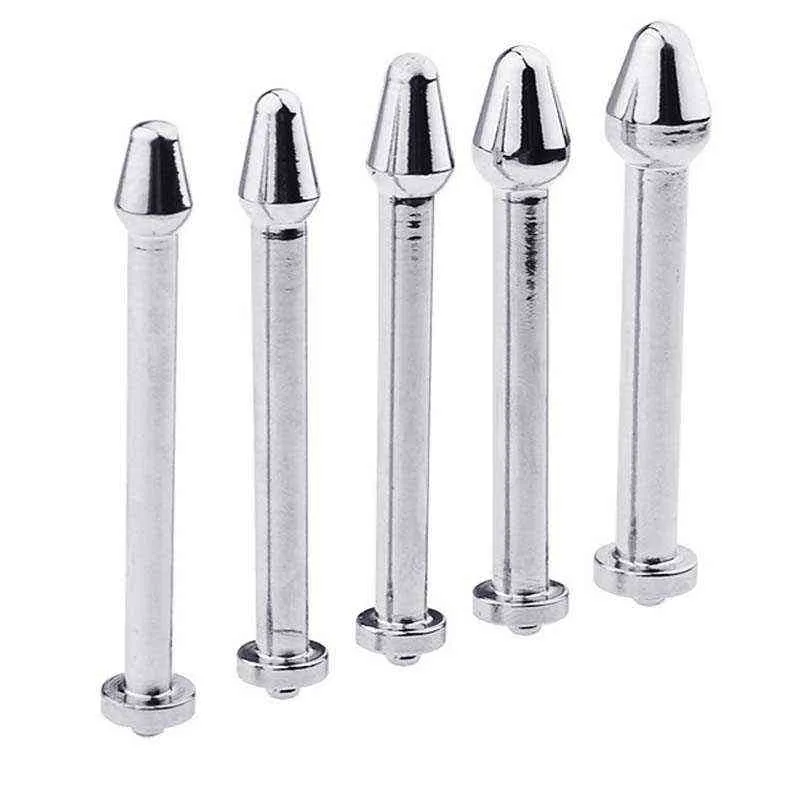 NXY Cockrings Stainless Steel Sound Penis Plug Insert Urine Adult Sex Toys for Men Urethral Metal Stick Electric Shock Accessory 0215