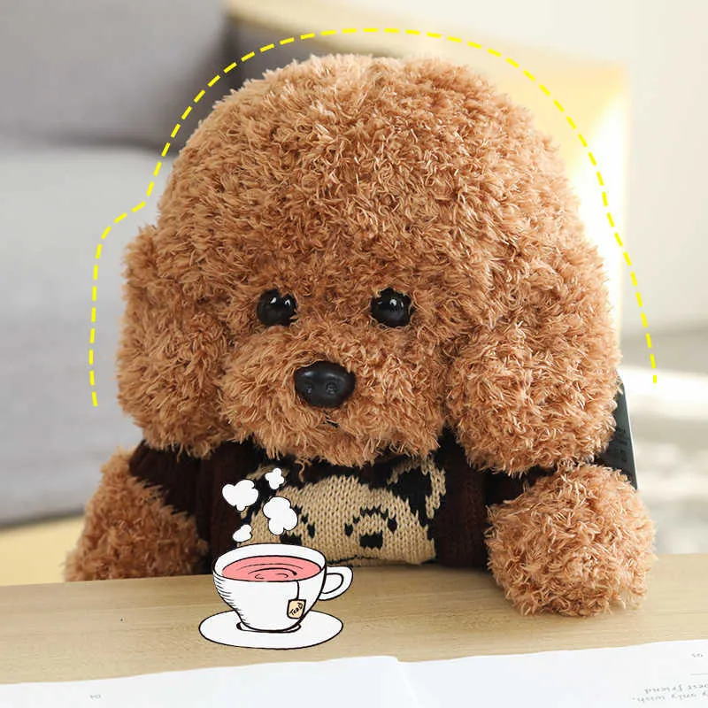 Teddy Dog Plush Toy محشوة الحيوانات الكبيرة Plushie Kawaii Body Body Baby Rask Dolls Kids Hides Birthday Toys Q07271915659