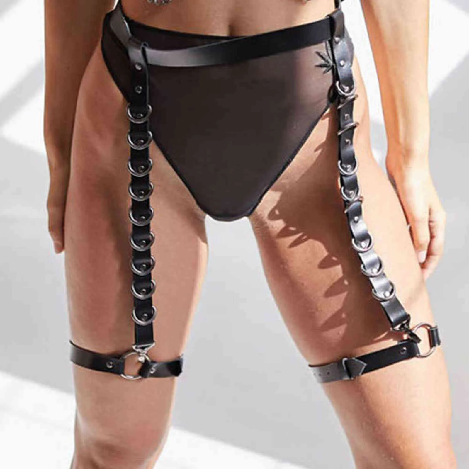 Bondages Corps Sexy Sous-vêtements pour femmes BDSM Harnais en cuir Bretelles réglables Fétiche Bondage Adulte 18 Jouets sexuels érotiques pour femme 1122