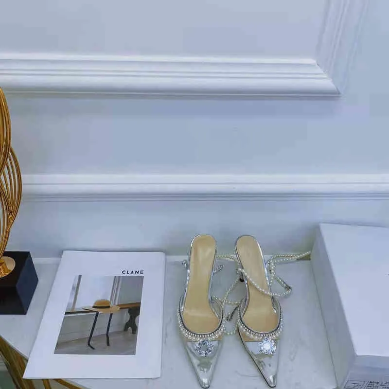 Kryształ ozdobiony rhinestone buty wieczorowe buty szpulki sandały damskie obcasy luxurys Designerskie buty