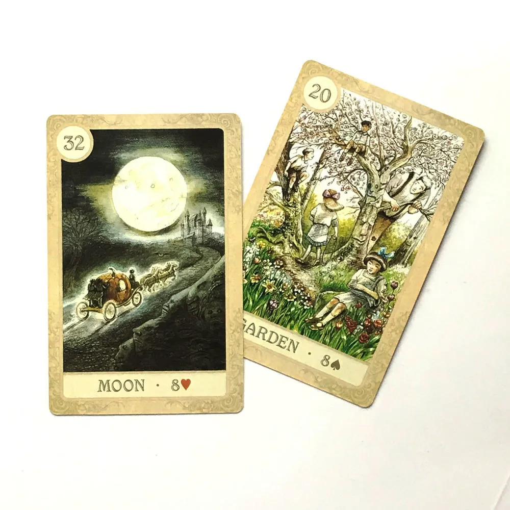 Fiaba Lenormand Tarocchi Divertente Festa in famiglia Mazzo Gioco da tavolo Giocare s