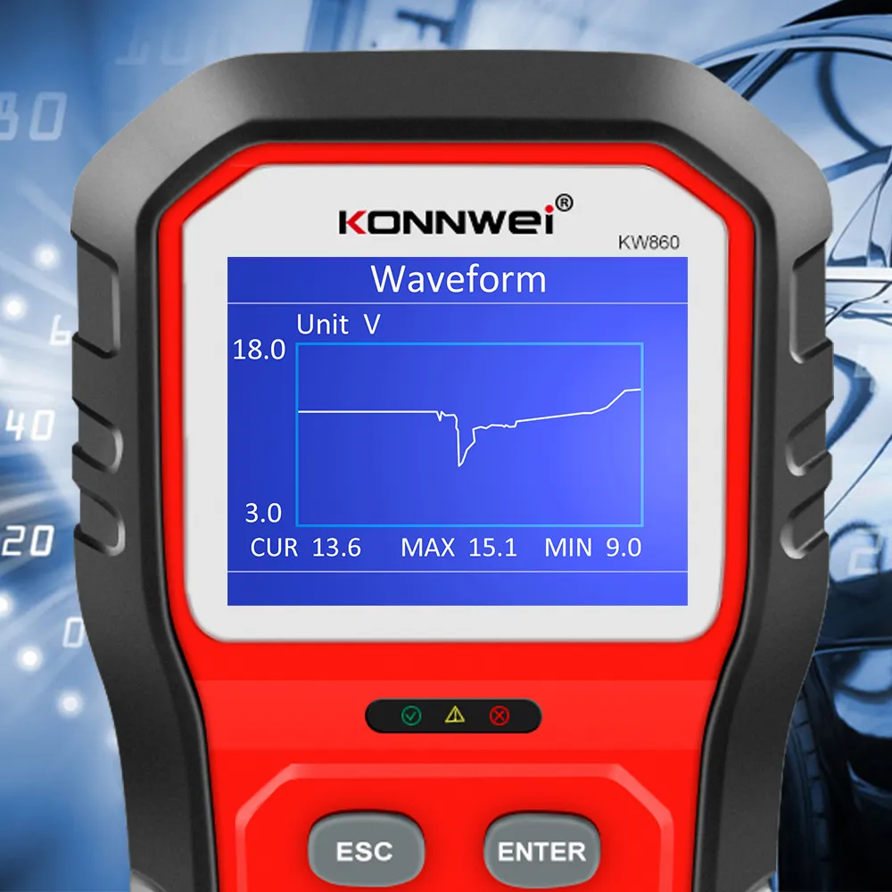 Konnwei KW860 OBD2 자동차 스캐너 OBD 2 자동차 진단 도구 전체 OBD2 기능 자동차 도구 엔진 코드 리더 무료 업데이트