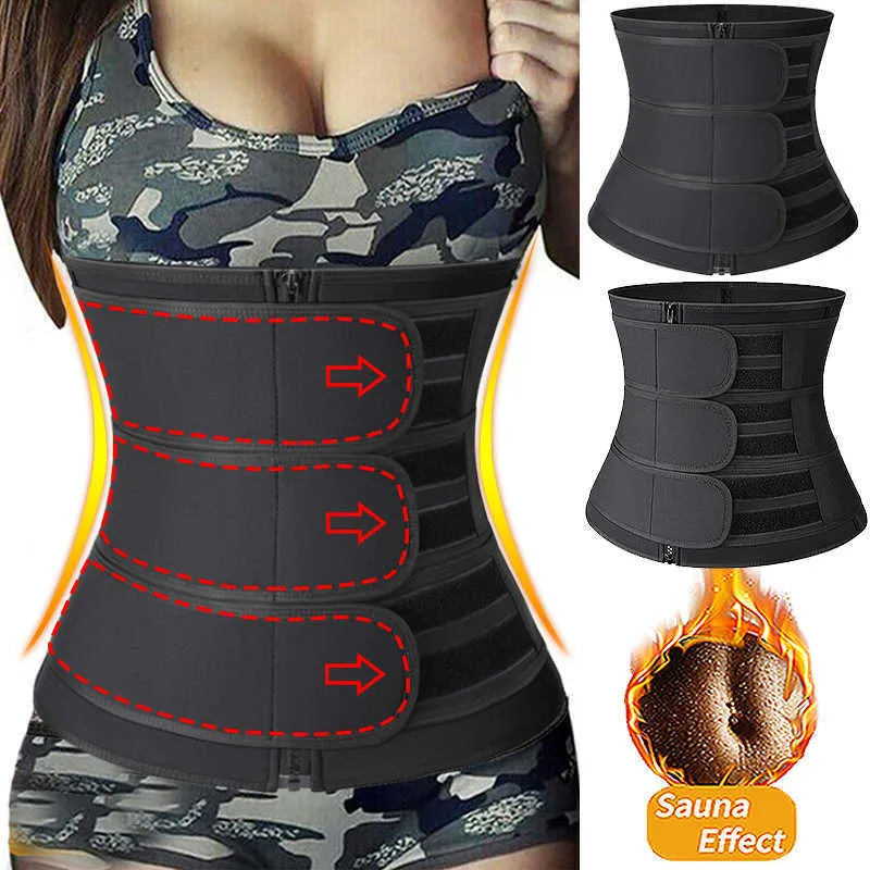 Neopreen Sweat Taille Trainer Body Shaper Tummy Corset Afslanken Shapewear Gewichtsverlies Buik Band Sport Gordels Trainingsriem