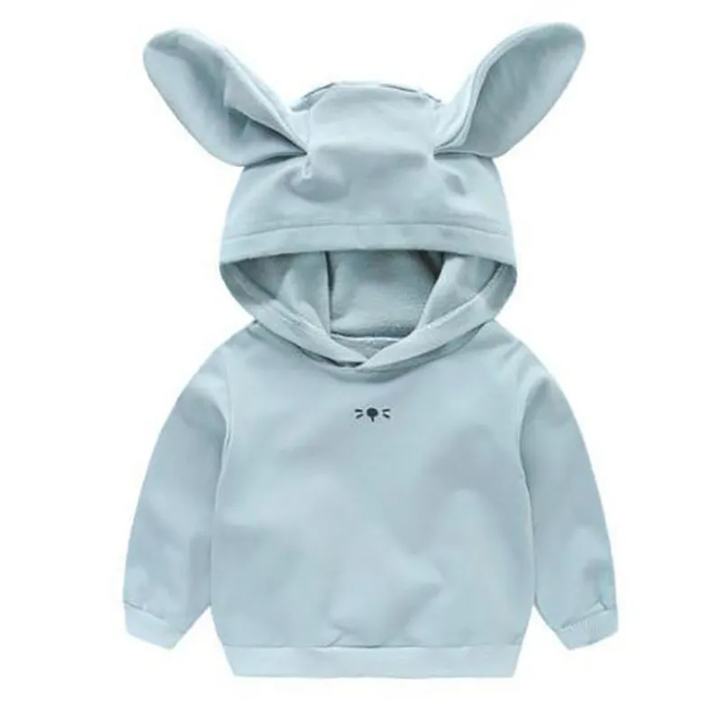 Kinderkleding Herfst Jongen Trui Pullover Girl Bottoming Shirt Hooded Top Baby Cartoon 210515