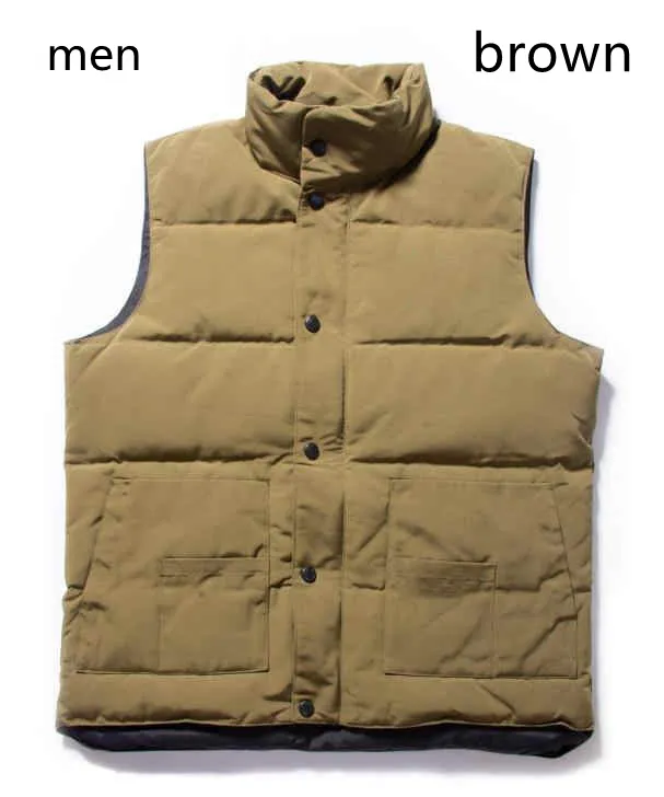 Kış Erkekler ve Kadınlar Sıcak Katı Yelek Kolsuz Ceket Klasik Tüy Weskit Ceketler Sıradan Vücut Yürüyüş Yelekler Ceket Puffer Doudoune 614