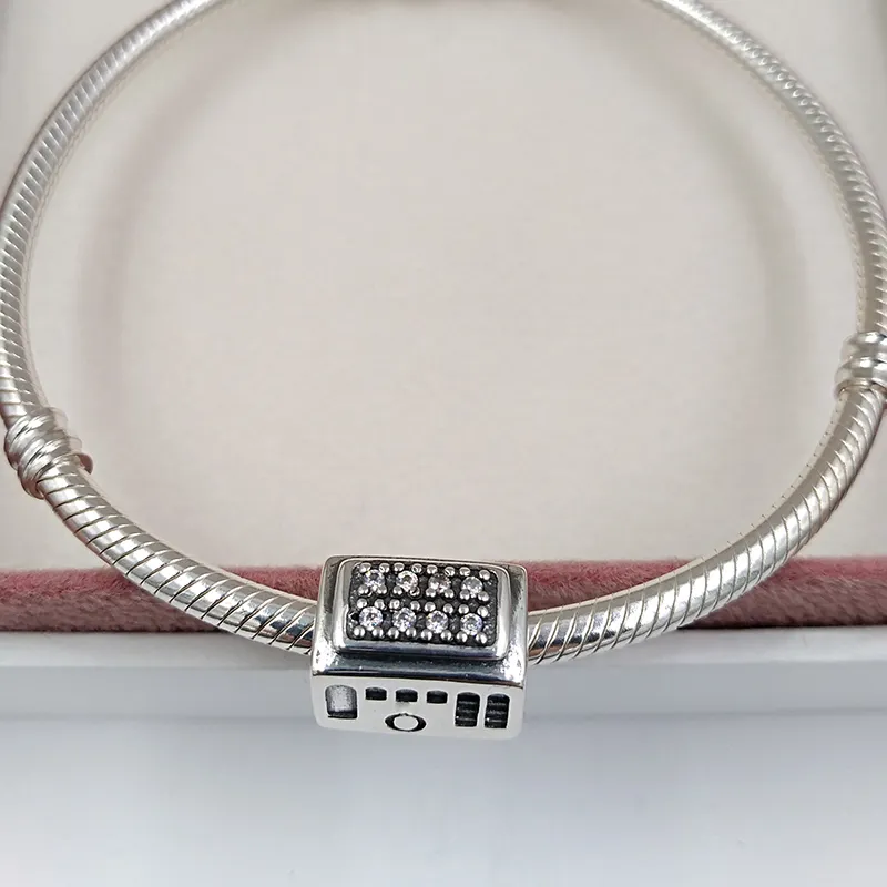 DIY charms punk pärlor för smycken gör kabelbil pandora 925 sterling silver anklet armband kvinnor män kedja pärla tonårsflicka halsband hänge födelsedag gåvor uppsättningar