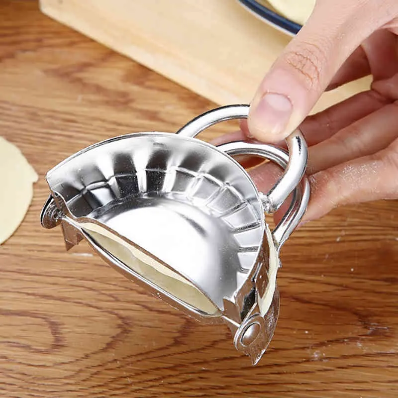 Dumpling Mould Make Device Wrapper Maker Kitchen Accessories Cooking Pastry Tools Stainless Steel 210423