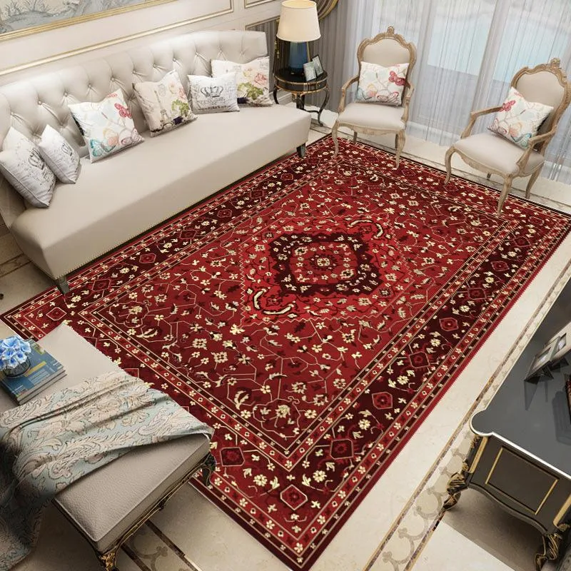 Tapis Er Boho Style persan grand pour salon décor à la maison géométrique grand tapis chambre ethnique sol Mat256V