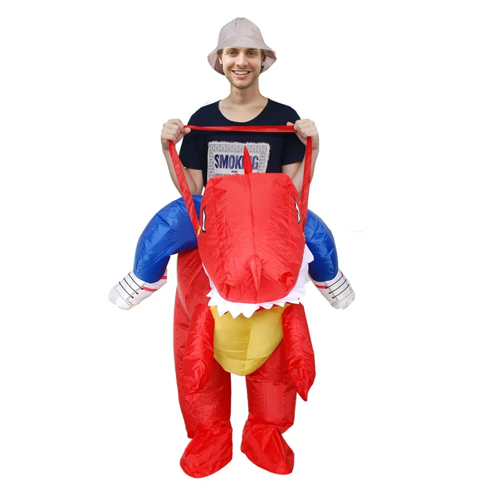 Costumes de mascotteCostume gonflable d'Halloween Dinosaure T-REX Adulte Enfants Déguisement pour Carnaval de fête Incroyable FantasyCostume de poupée mascotte