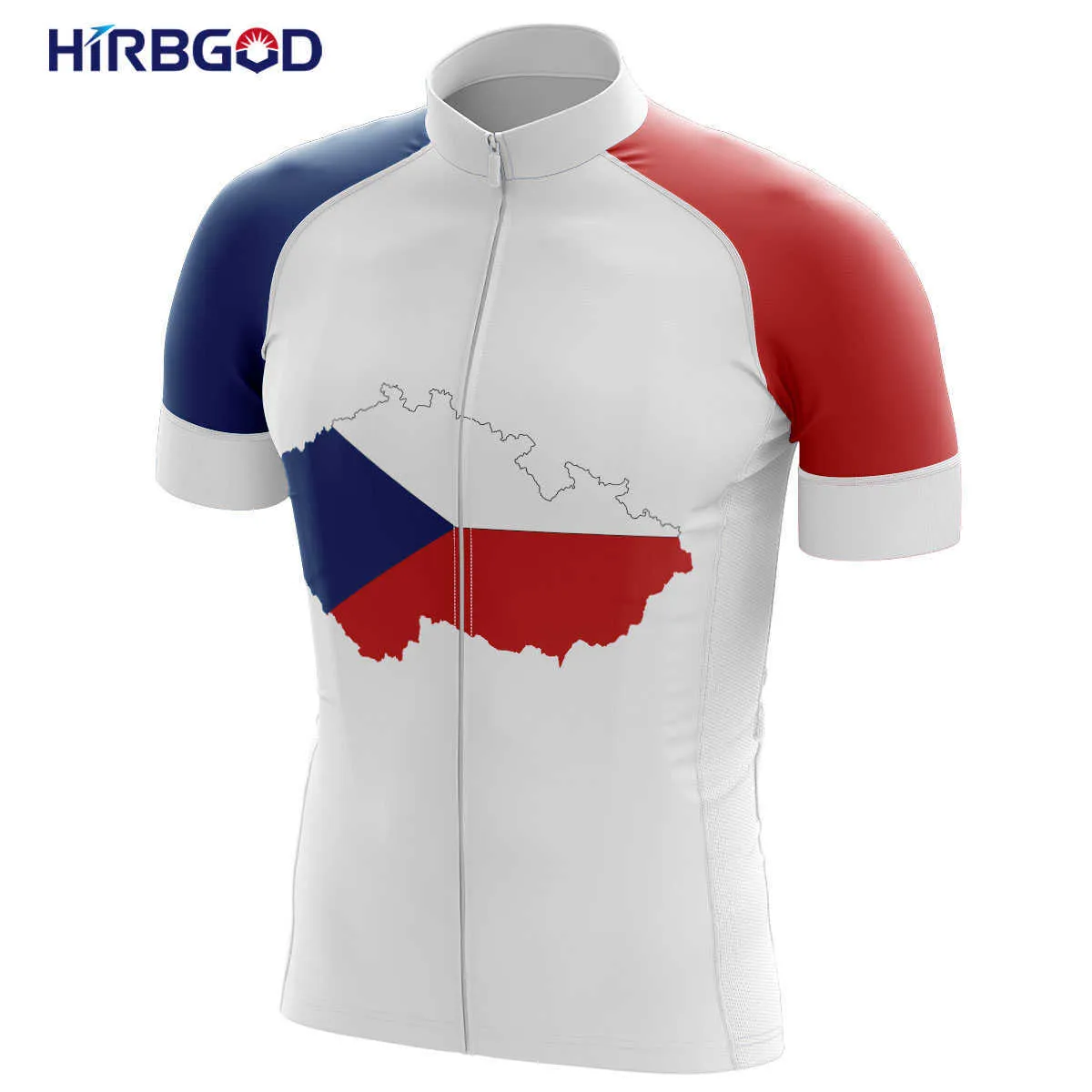 HIRBGOD 2021 vert petit maillot de vélo rayé pour tchèque dernière chemise de vélo à séchage rapide en plein air cyclisme SportswearTop H1020