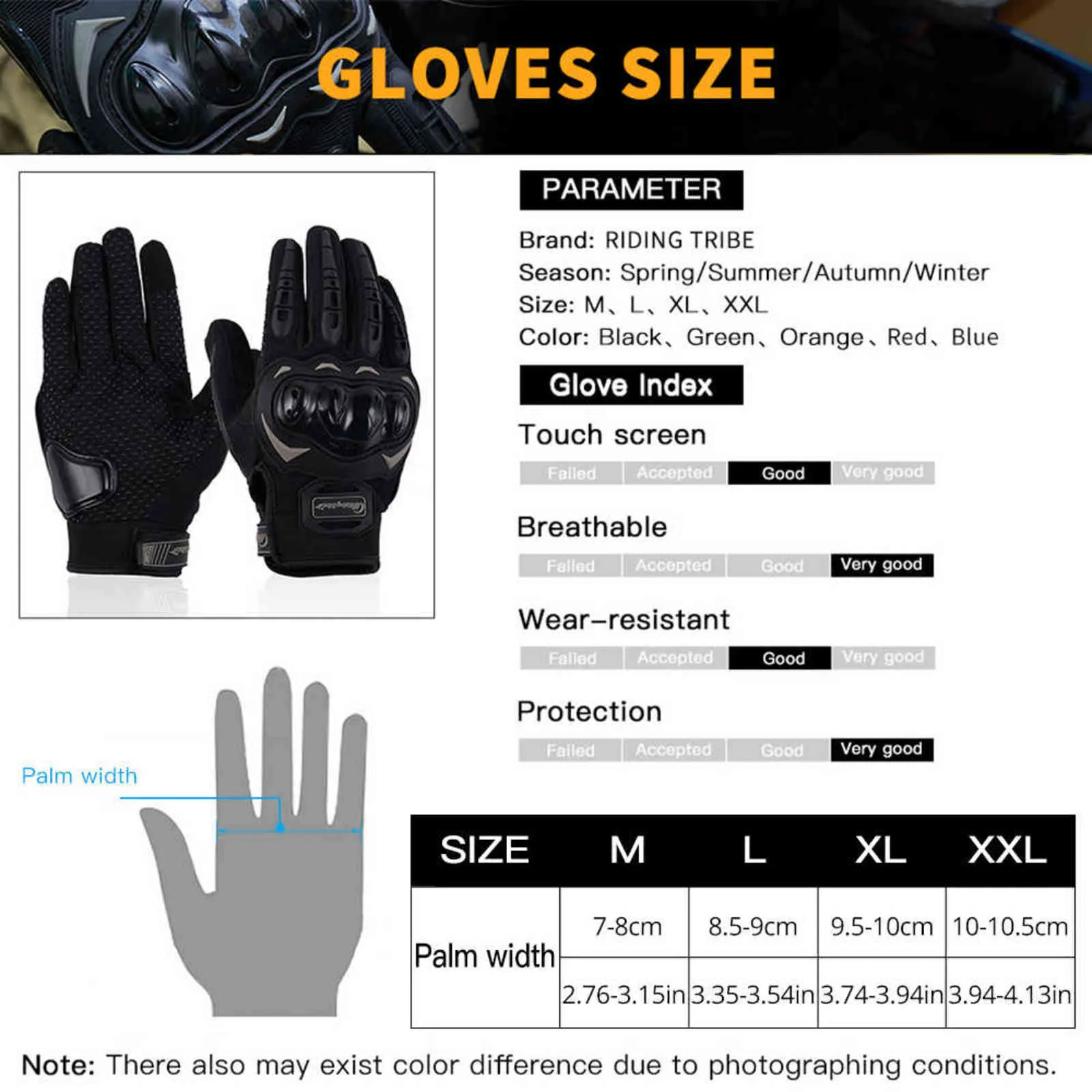 Motorhandschoen Moto PVC Touch Sn Ademend Aangedreven Motorracen Fiets Beschermende Handschoenen Summer6366000