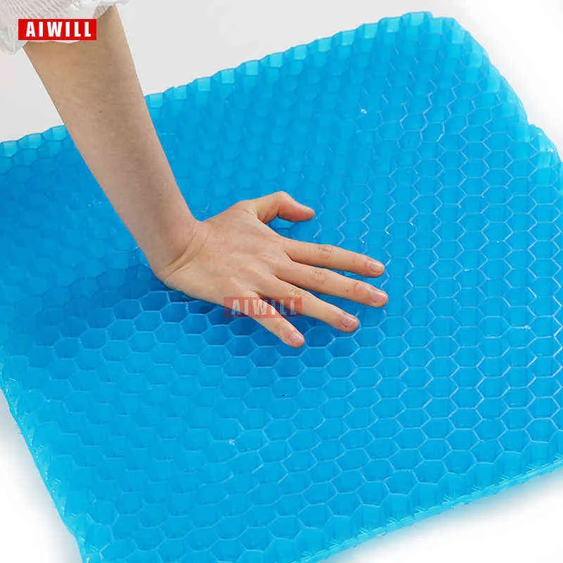 AIWILL -grande tappetino rinfrescante con cuscino in gel cellulare adatto l'ufficio esterno del divano in pelle fredda estate 211203
