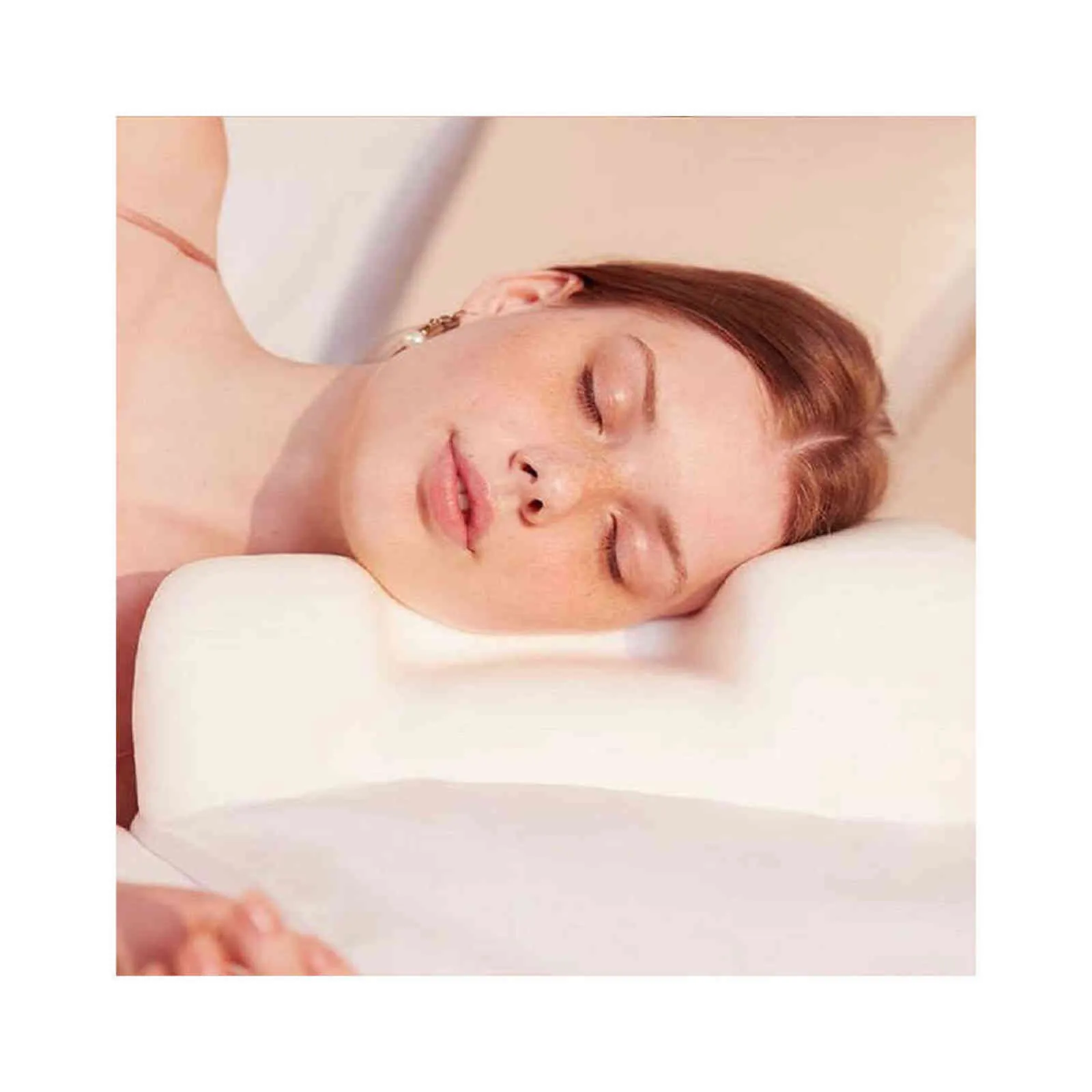 Oreiller de beauté Anti-âge rides Massage orthopédique mousse à mémoire de forme confortable soins de la peau sommeil Non toxique coussin de maquillage de nuit 211101245y