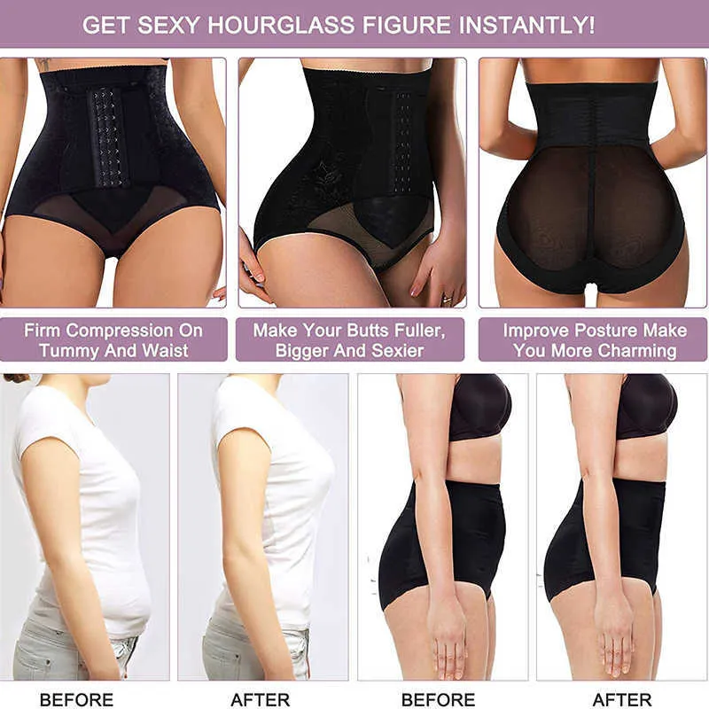 Frauen Steuer Höschen Sexy Hüfte Former Gesäß Push-up Hohe Taille Cincher Abnehmen Shapewear