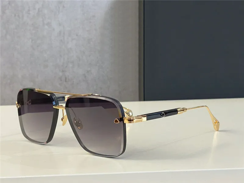 Occhiali da uomo top THE GEN I occhiali da sole di design quadrati K montatura in oro stile generoso occhiali uv400 da esterno di alta qualità di fascia alta con ori239D