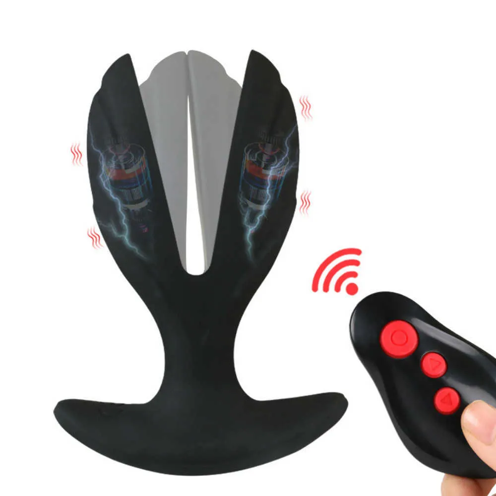 Schock Analspielzeug Hintern Elektrische Stecker Wireless Remote Prostata Massagegerät Silikon Wasserdichte Expander Vibratoren Stimulieren Sexspielzeug für Männer