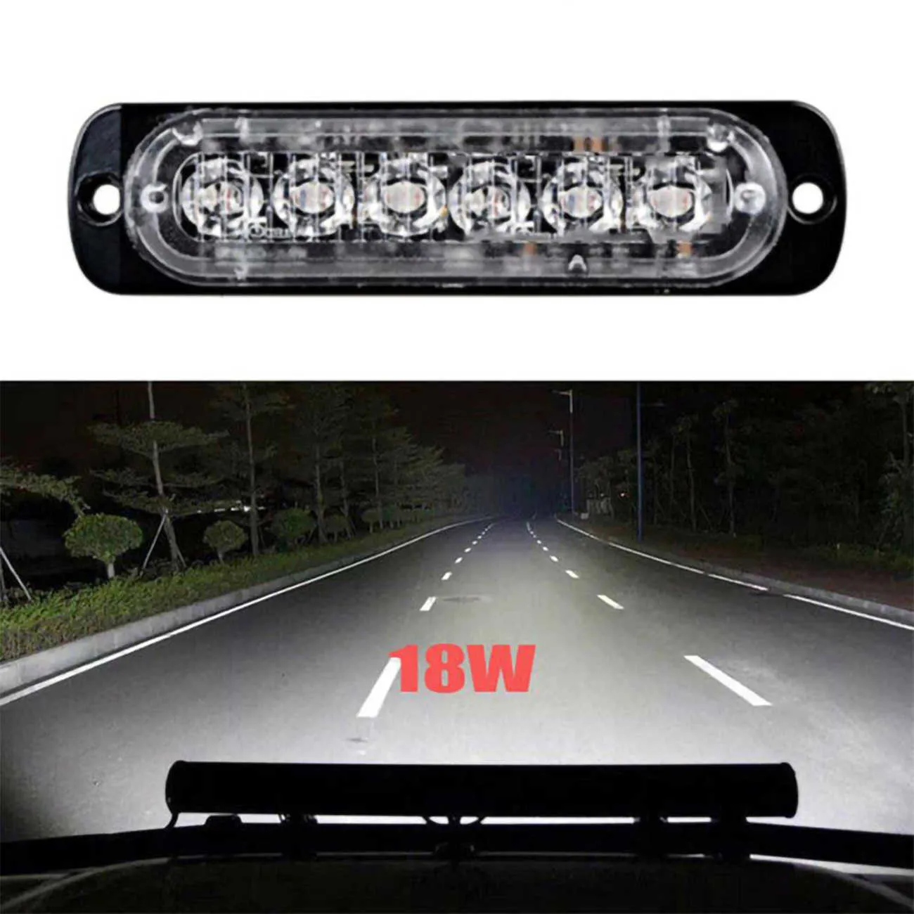 1 adet Süper Parlak LED Sis Işık Bar 12d 6 inç Offroad Combo Led Bar Kamyon 4x4 SUV ATV NIVA 12 V 24 V Oto Sürüş Işık Araba