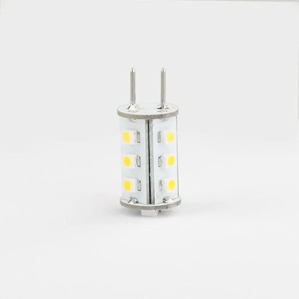 Bulbes 12VDC GY6 35 G6 35 1W 15LED 3528SMD BAMBE LAMPE DIMMABLE 360 DEDEGREE ELLEUMENT