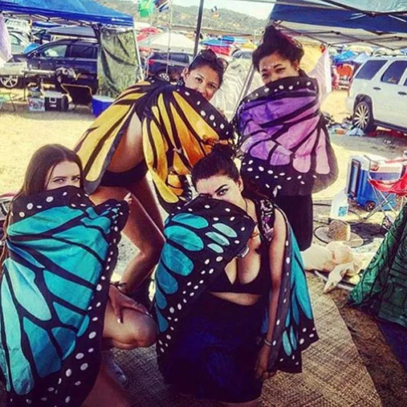 Szaliki Whole 7 kolorów kobiety szalik paszmina motyl skrzydło peacock pawi szal prezenty