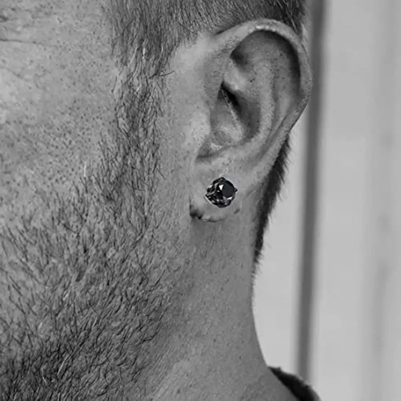 es de boucles d'oreilles magnétiques en acier inoxydable 316L pour hommes et femmes Clinon non-pie des boucles d'oreilles frais Set9059966