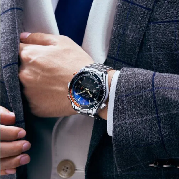 Męskie zegarki Automatyczne kwarc męski zegarek najlepsi marka Mężczyzn Business Wristwatch mistrz mody projektant luksusu chronograph stopwatc282r