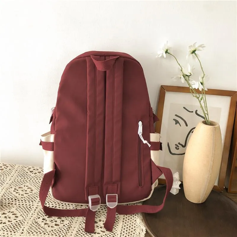 Rucksack EnoPella Mode Wasserdicht Frauen Teenager Mädchen Kawaii BookBag Laptop Rucksack Nette Student Schule Tasche Mochila Female253z