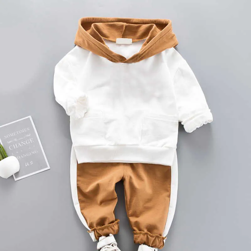 Björnledare spädbarn kläder för baby tjejer kläder uppsättning höst vinter födda baby pojkar kläder t-shirt byxor kostym baby kostym 210708