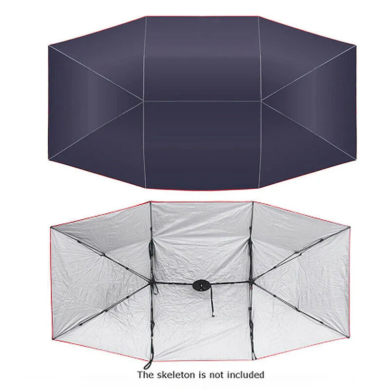Umbrella Sunshade Sun Shade Cover Tent Cloth For Car Outdoor Barbecue Picnic Fishing Anti-UV Rainproof