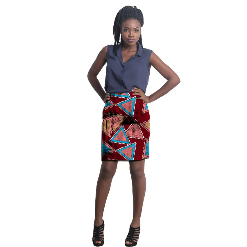 Élément de tenue pour femmes imprimé africain dames dashiki jupes sur mesure vêtements africains fête/mariage ankara jupe X0428