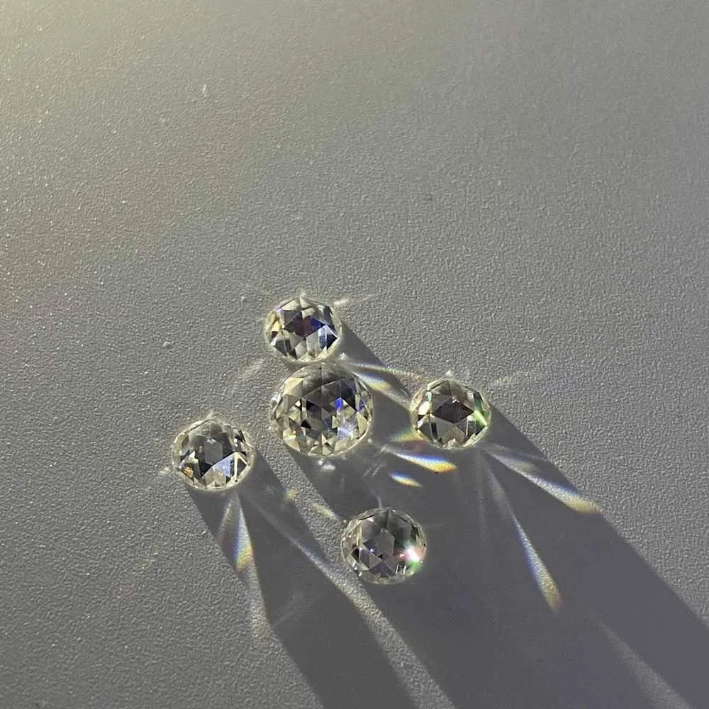 10mm 4 carats forme ronde Flatback Rose coupe D VVS synthétique Moissanite diamant pierres précieuses pour pendentif fabrication de bijoux H1015