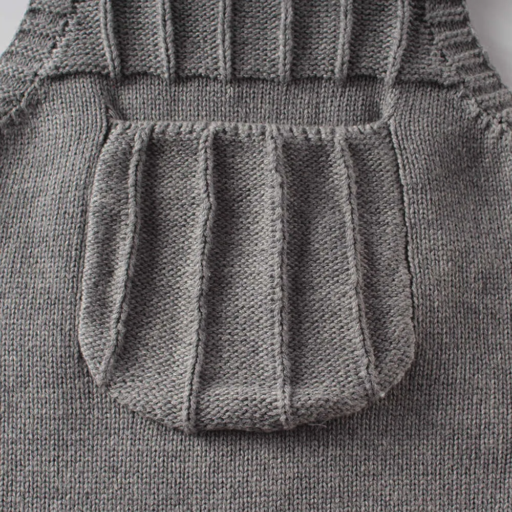bébé fille body tricoté laine costume bodysuitr né garçon vêtements 210702
