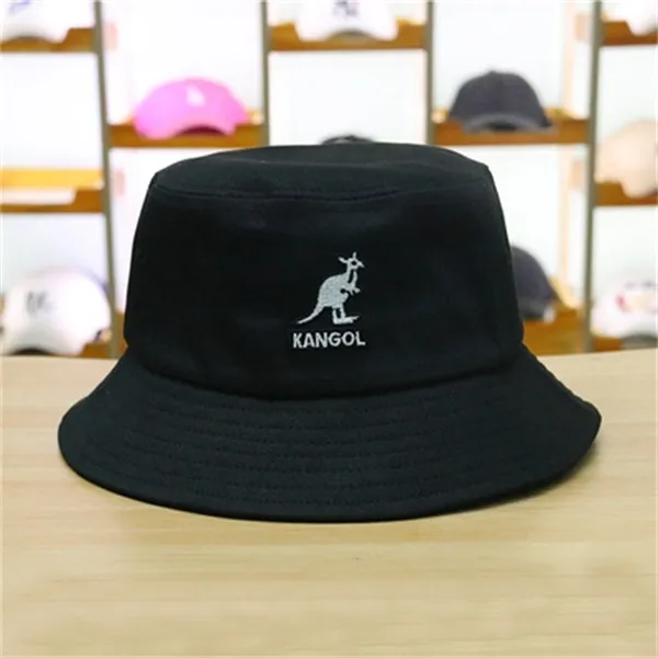 Kangol Fisherman Hat Sun Female Tide Brand Face Liten Sunscreen Breattable Solid Color Fashion Basin Par Q0703272Y