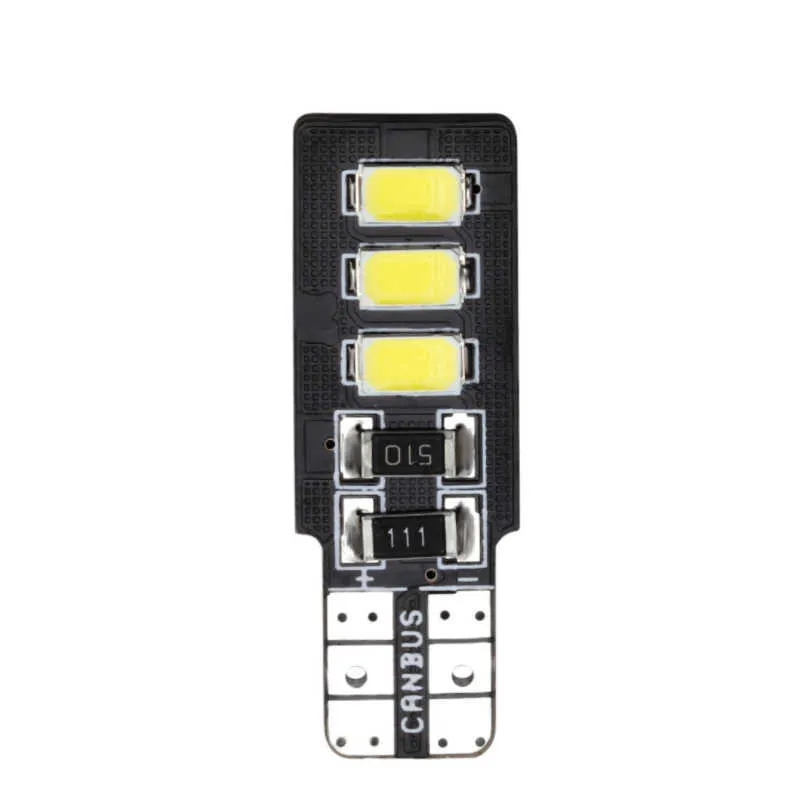 10 adet araba motosiklet LED sinyal lambaları T10 W5W LED ampuller 194 168 Otomatik İç Kubbe Işıkları Scooter Günü Koşu Işıkları Beyaz Diode5261911