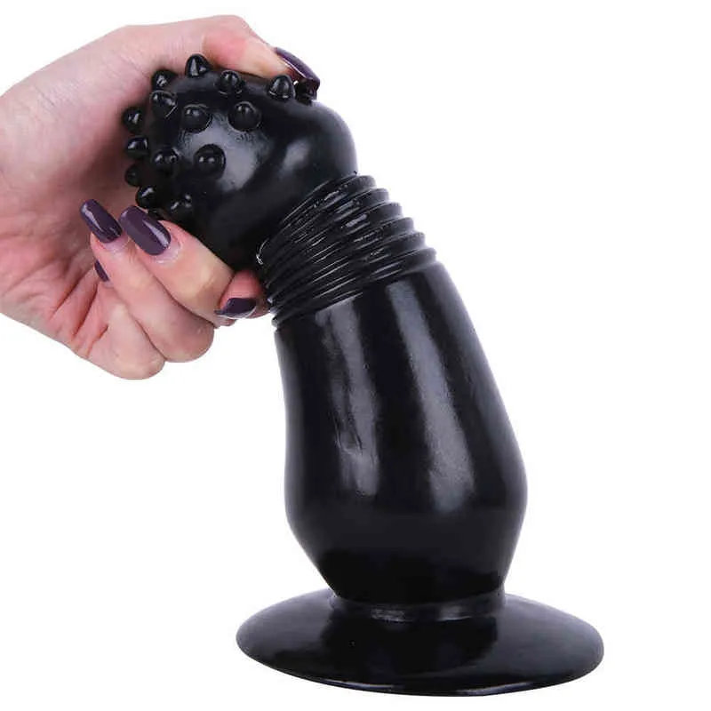 NXY Anaal Toys Super Grote Kralen Grote Dildo Sex Voor Mannen Vrouwen Gay Enorme Butt Plug Prostate Massage Giant Anus Dilator met zuignap 1218