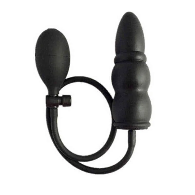 Nxy juguetes sexuales anales Unisex inflable Butt Plug dispositivo consolador juego para adultos bomba de aire masturbador juguetes Drop 11198545614