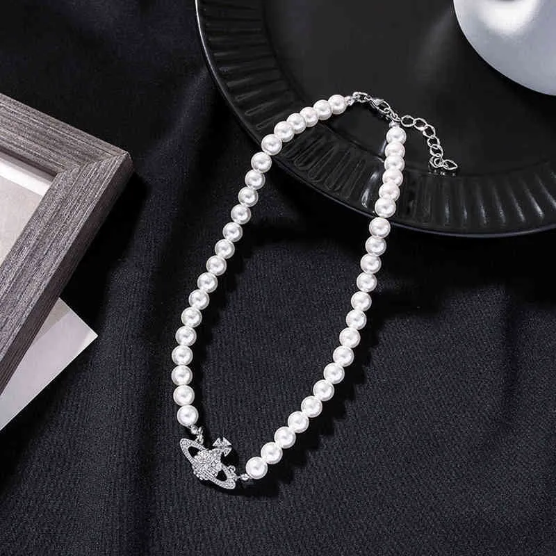 Brand 2021 Collier de planète de perle de la mode Orb Chauker Bijoux minimaliste 2021 NOUVEAU CADEAU À FOIRES POUR FIRIS G1206 2022 8755183