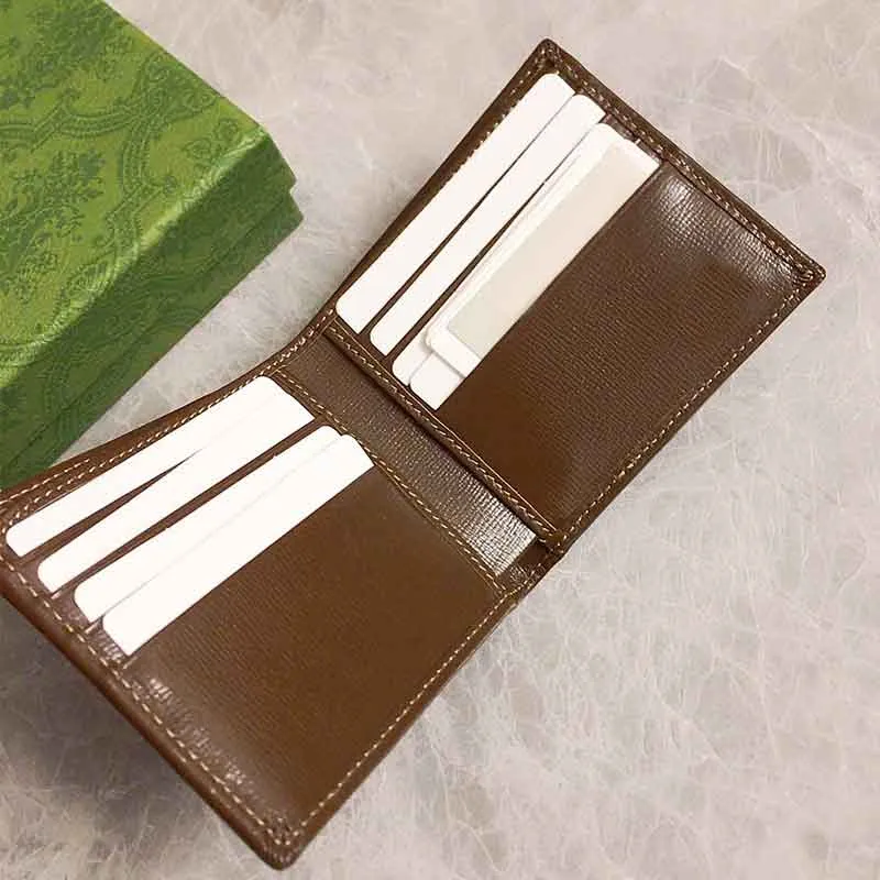 2021 дизайнерский кошелек роскоши высшего качества мужской короткий кошелек Холст кожаный женский длинный чистый G6 сумки для денег модный держатель для кредитных карт238S