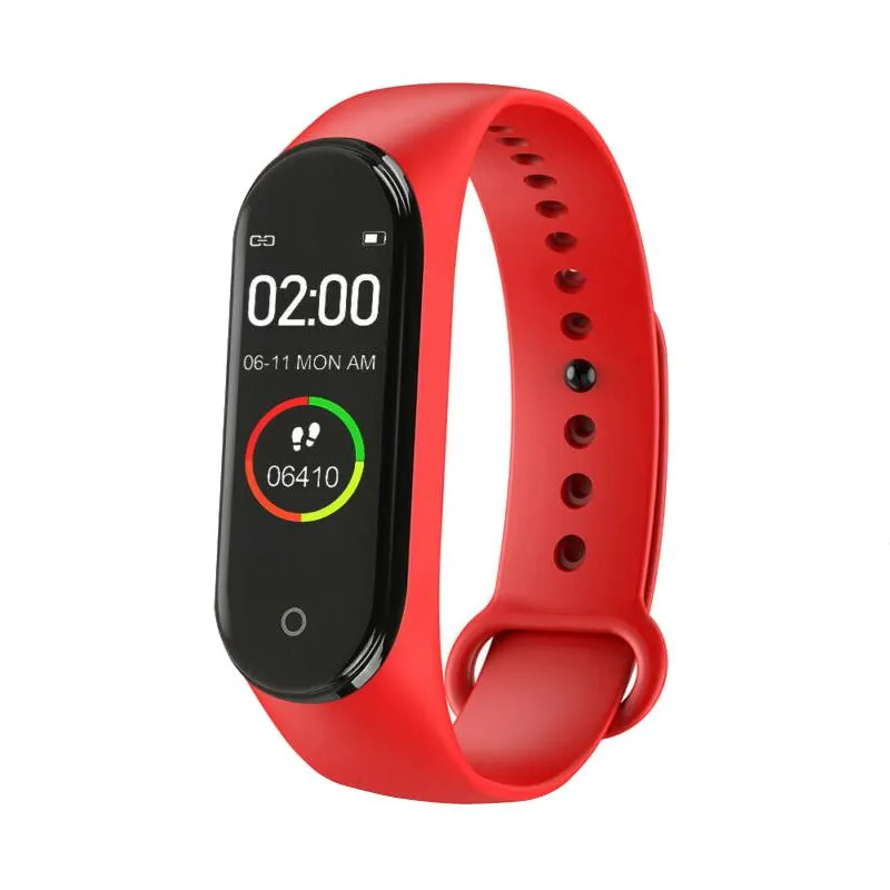 Orologi da polso M4 Orologi digitali da uomo Contapassi Collegare il telefono Adatto uomo Donna Moda Casual Visualizzazione della data Bluetoot2249